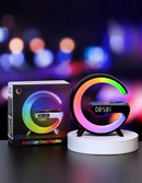 Luminária G Speaker RGB Colorido Caixa de Som Bluetooth de Mesa Quarto Cama Mostrador de Horario Led Carregamento sem fio por indução Tecnologia Wireless , tudo que você precisa......