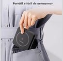 Carregador por Indução Portatil, Suporte Magnetico para todos os tipos de Celulares, Dobrável Portátil, fácil para transportar, Sucção Forte, 25W